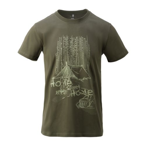 T-Shirt / Póló (Home Sweet Home) - Taiga Green