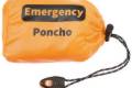 Emergency Poncho, Vészhelyzeti Poncho, Narancs - Ezüst