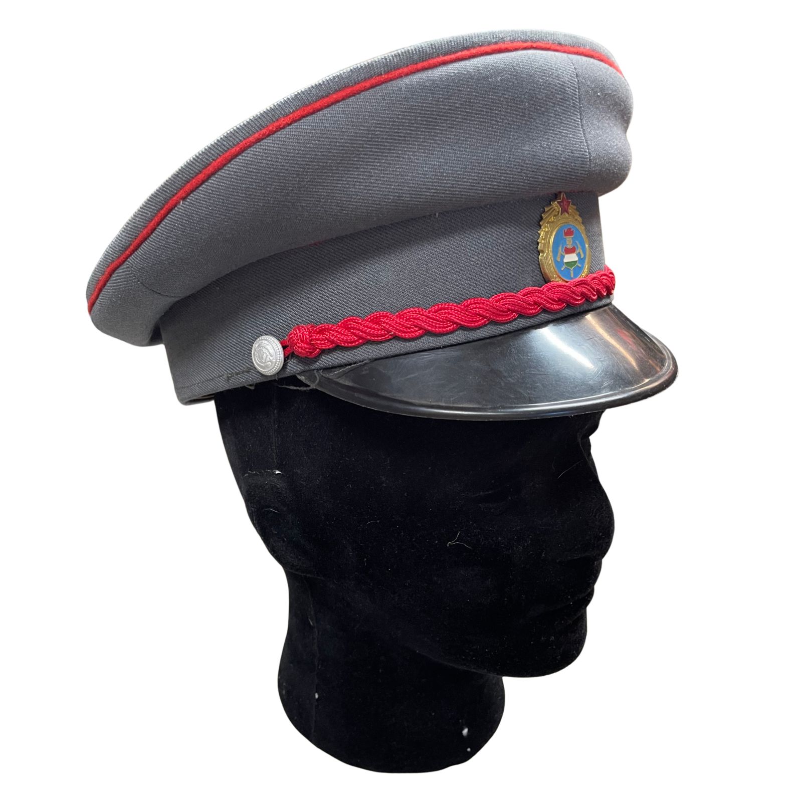 Magyar Néköztársaság Tűzoltó Tányérsapka