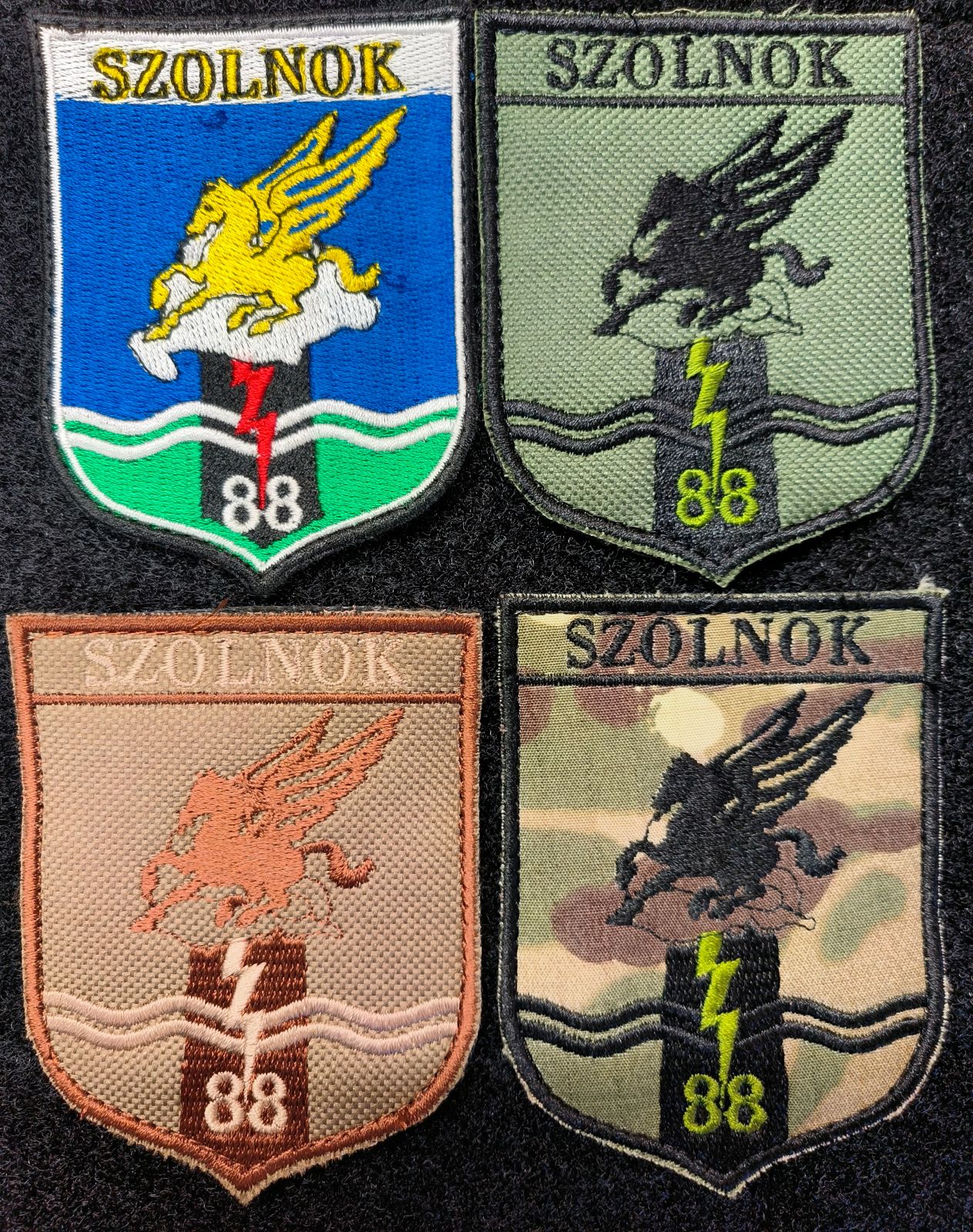 MH / 88. Könnyű Vegyes Zászlóalj Felvarró - Több Kivitelben