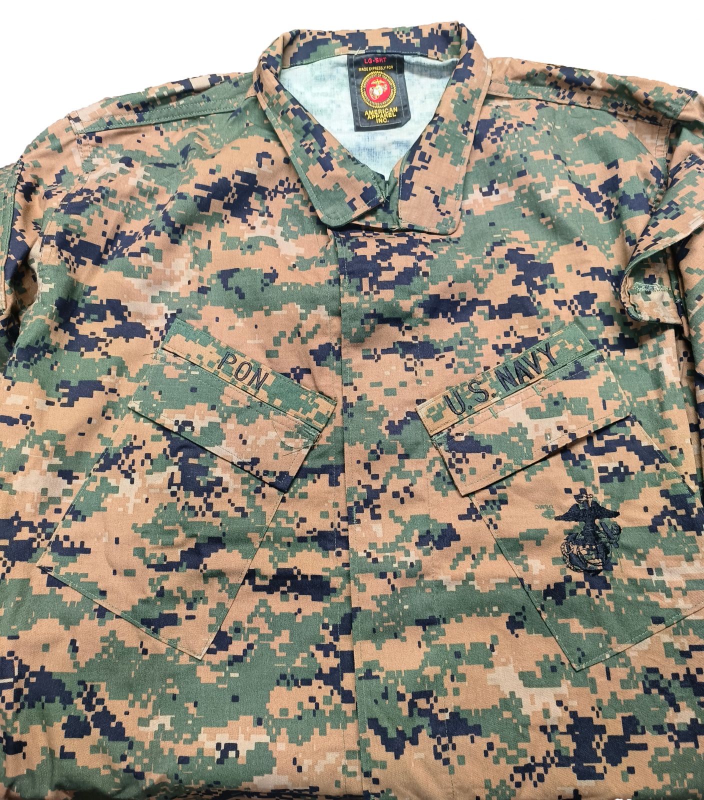 USMC / Woodland MARPAT Shirt - Navy Medic Kivitel