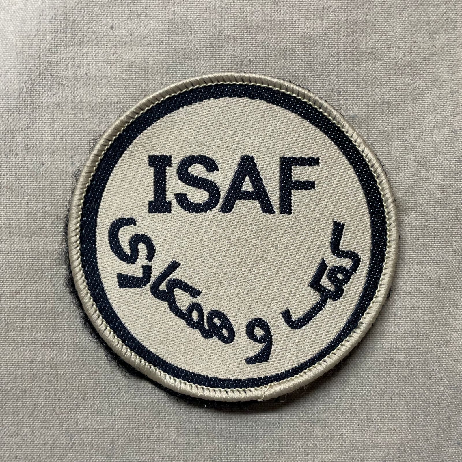 ISAF misszós felvarró, sivatagi