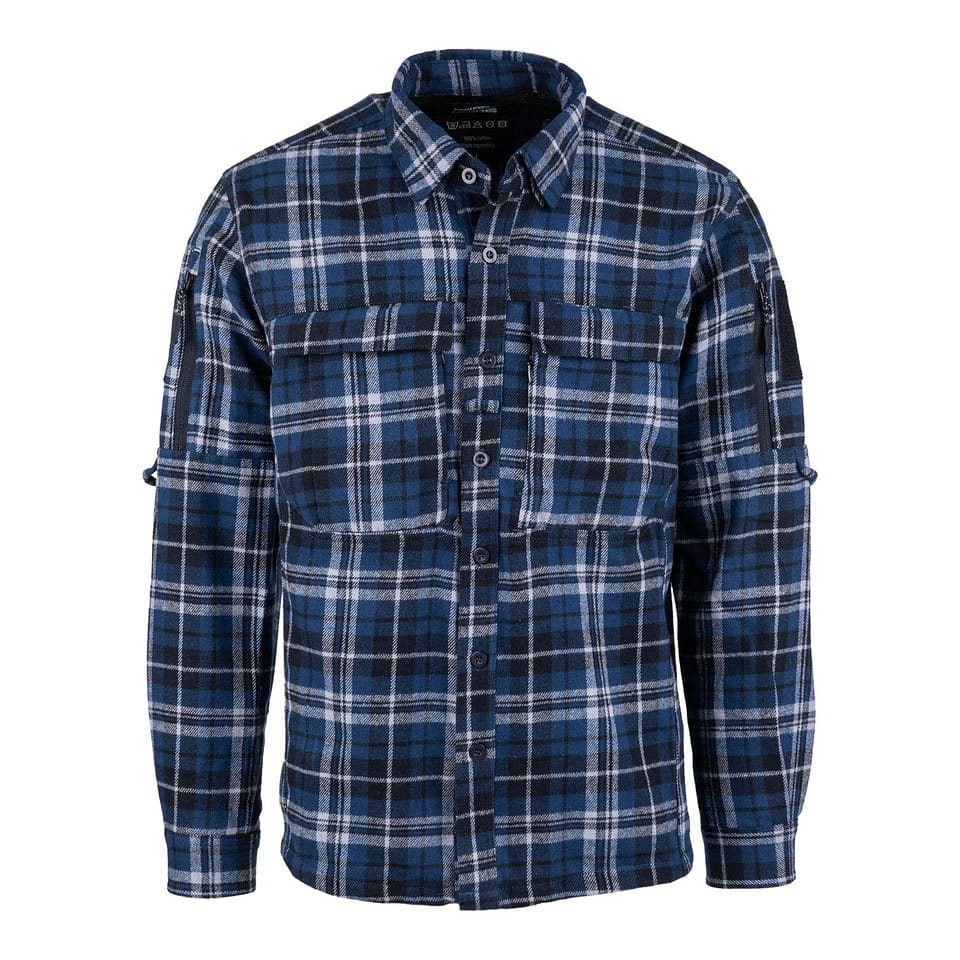 Task Force 2215 "CONTRACTOR" flanel ing – Kék/szürke
