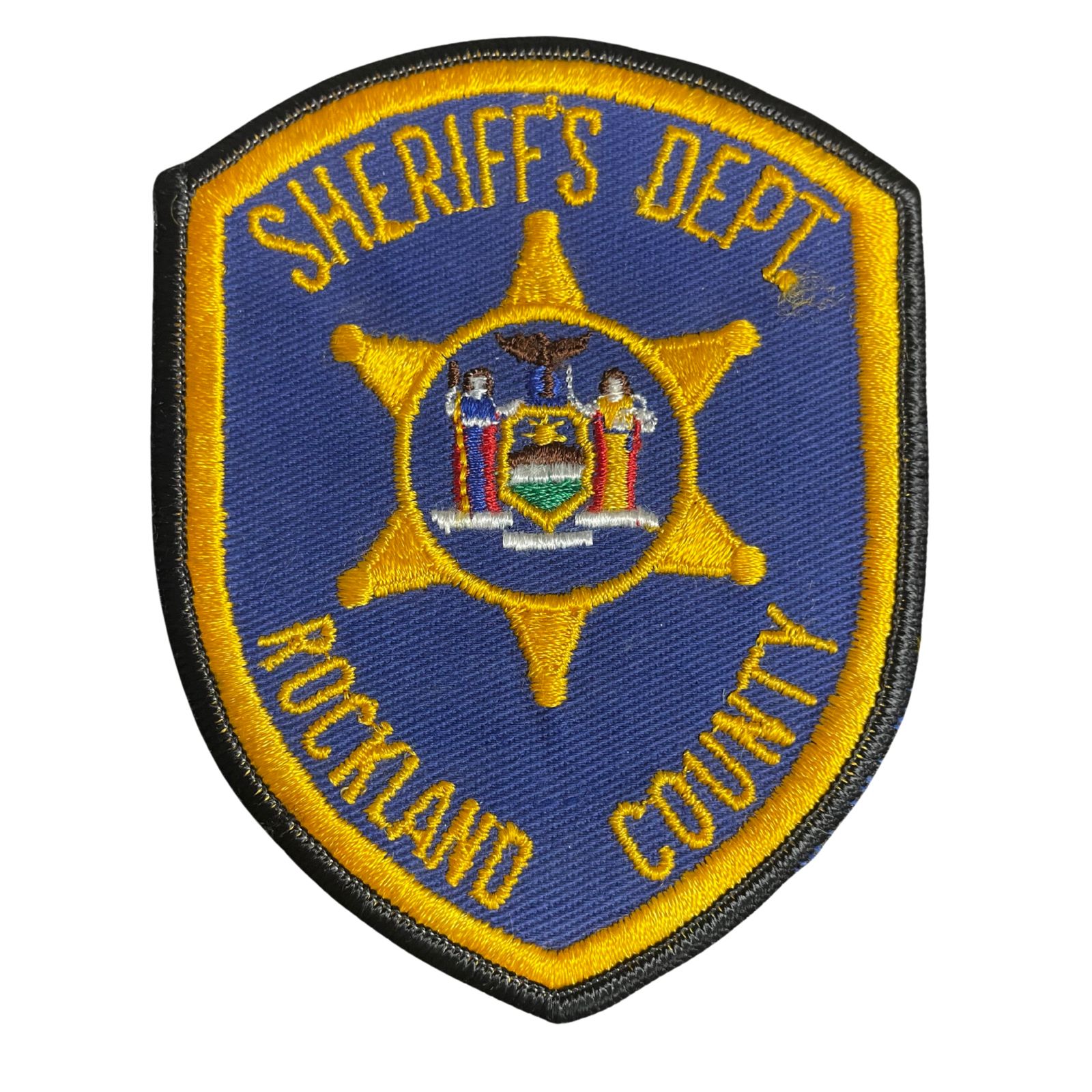 USA rendőr Rockland County Sheriff's Dept. hímzett felvarró