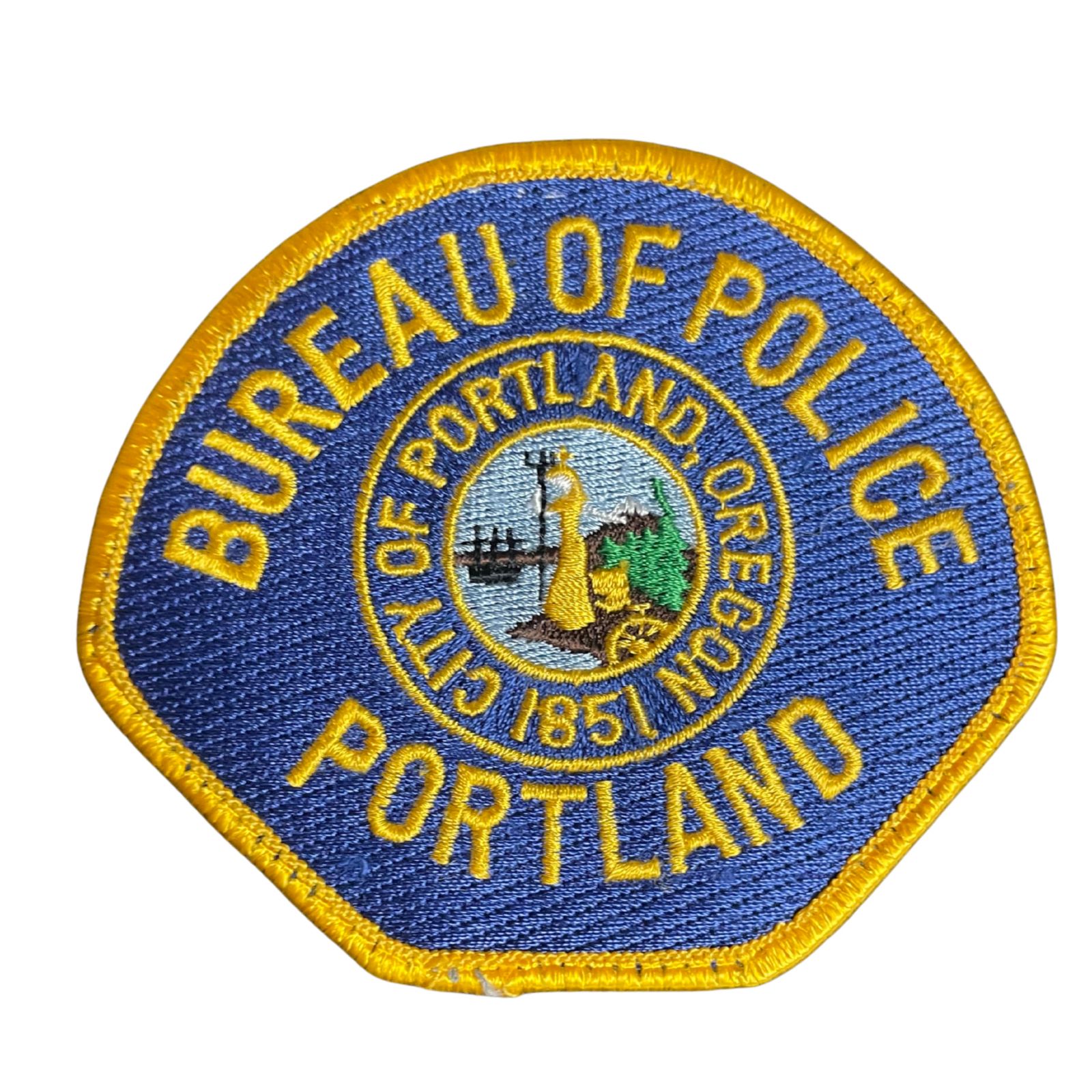 USA rendőr Portland Oregon Bureau of Police hímzett felvarró