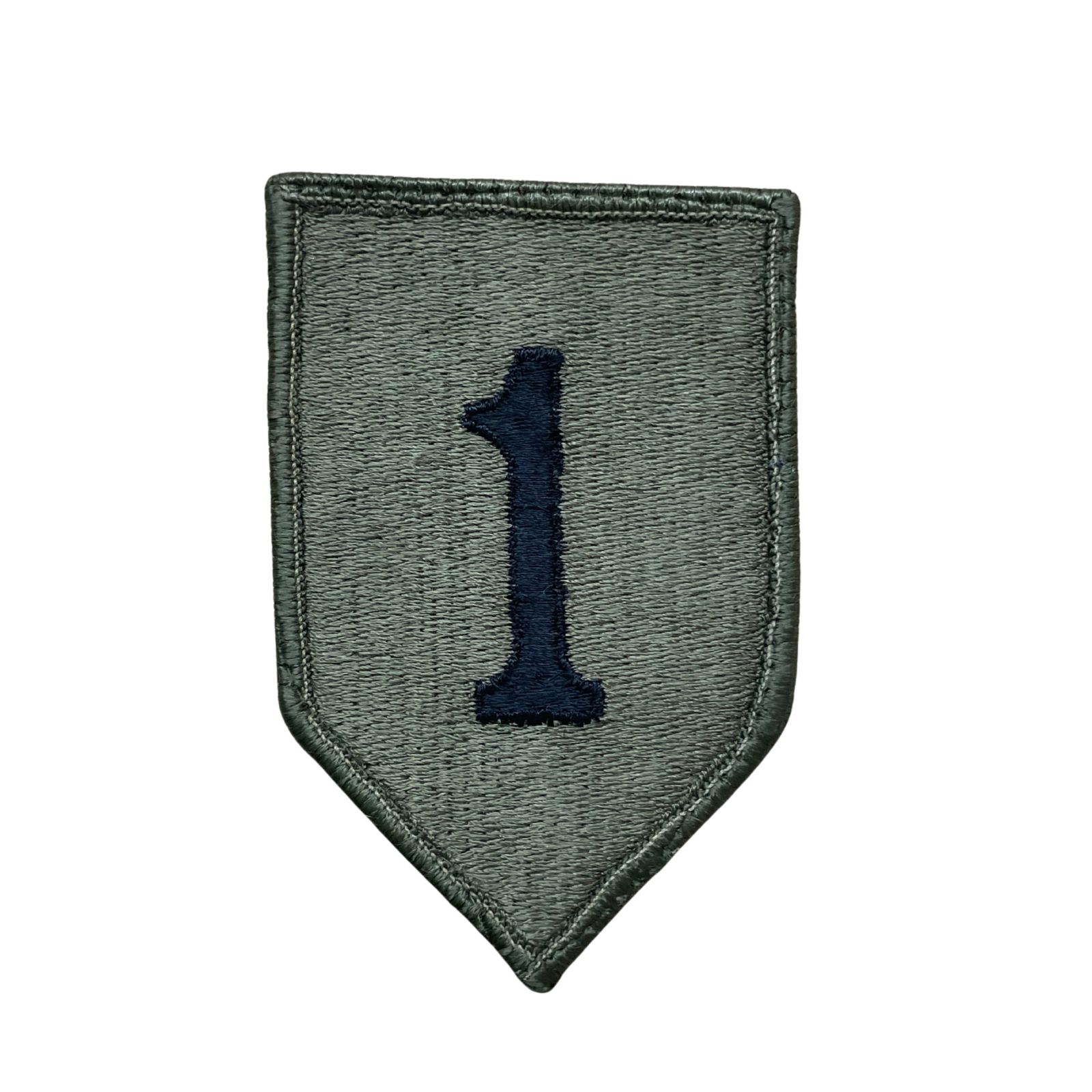 US Amerikai 1. Gyalogoshadosztály felvarró, eredeti csökkentett láthatóságú