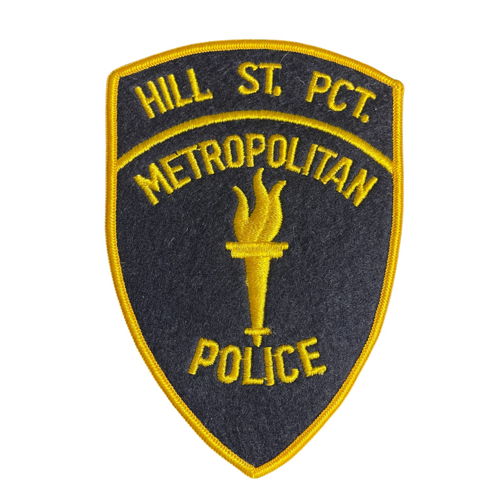 USA rendőr Hill St. Pct. Metropolitan Police hímzett felvarró