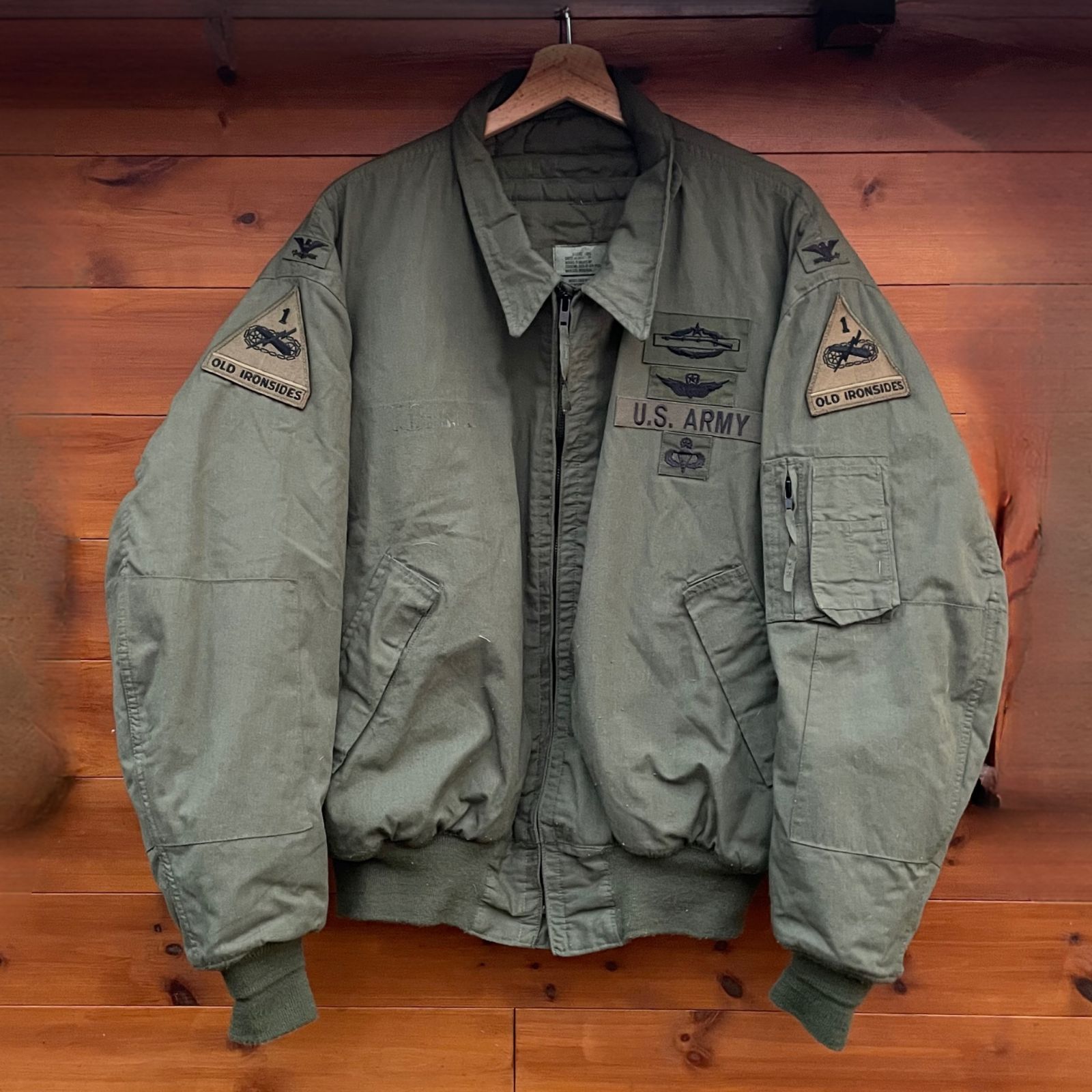 US Army páncélos kabát, olive drab