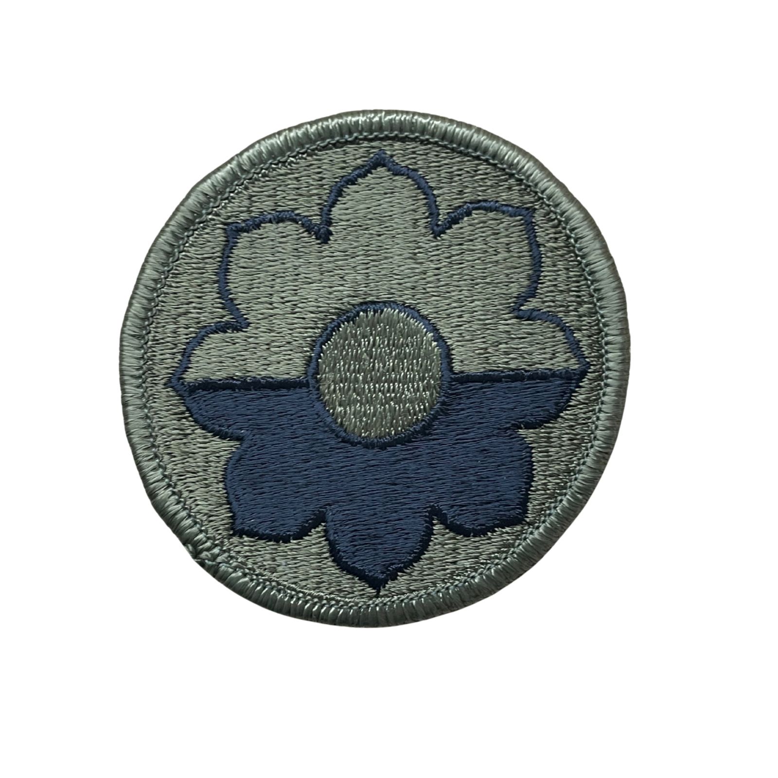 US Amerikai 9. Gyalogoshadosztály felvarró, eredeti csökkentett láthatóságú