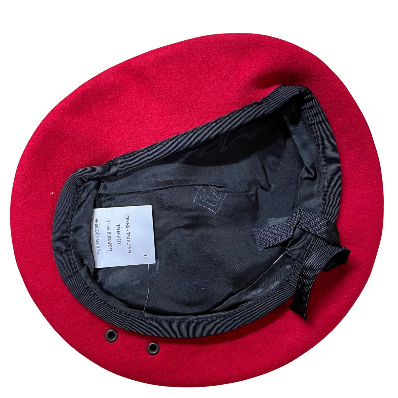 MH Magyar Honvédség 2000M Katonai Rendész- Tüzér skarlátvörös barett