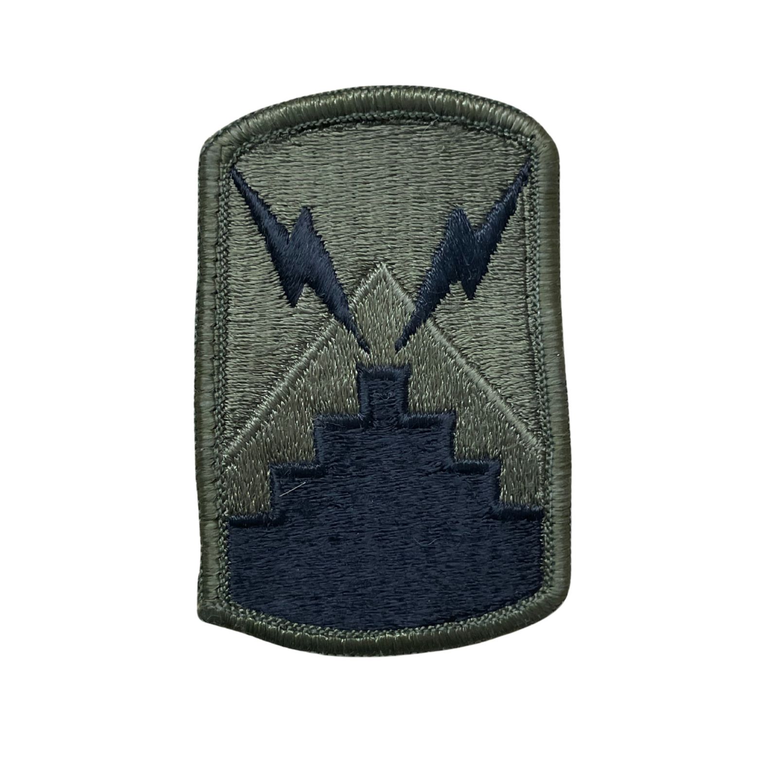 US AmerikaiArmy 7th Signal Brigade felvarró, eredeti csökkentett láthatóságú