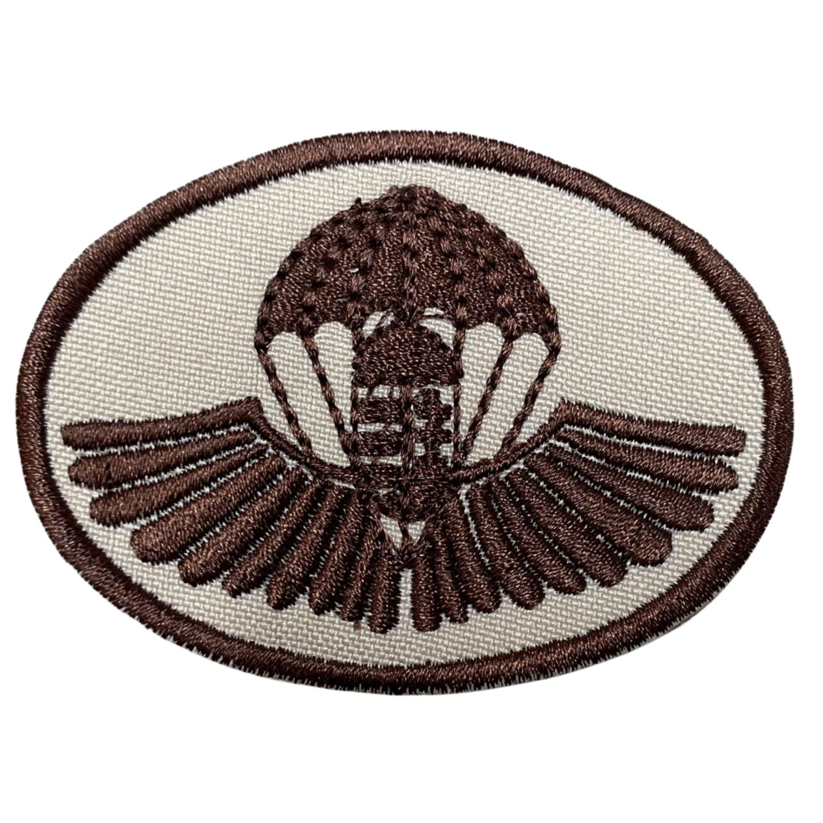 MH Magyar Honvédség ejtőernyős-felderítő barett felvarró, csökkentett sivatagi