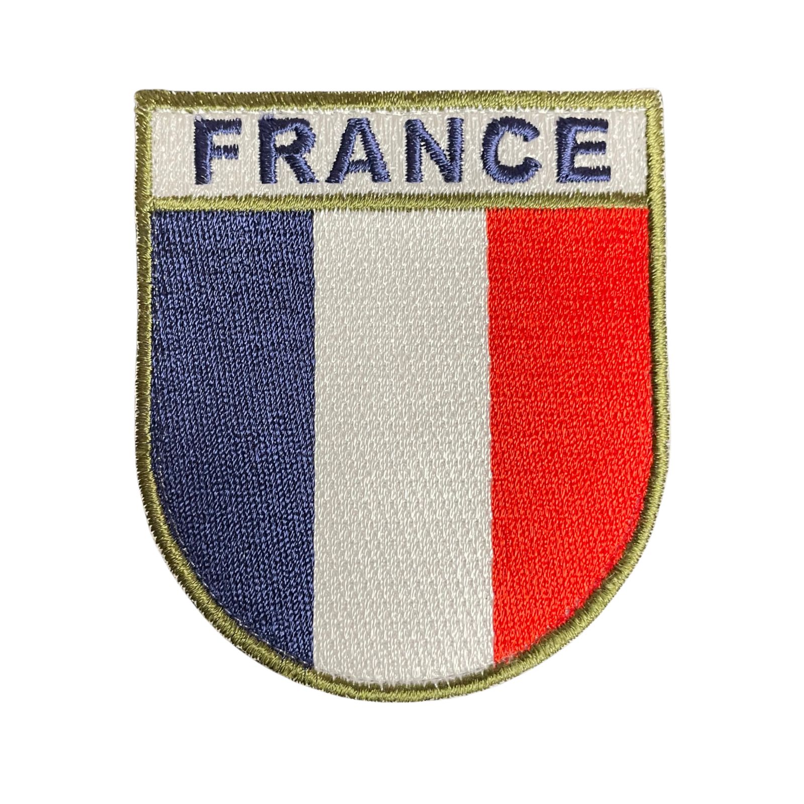 Francia nemzeti felvarró, színes