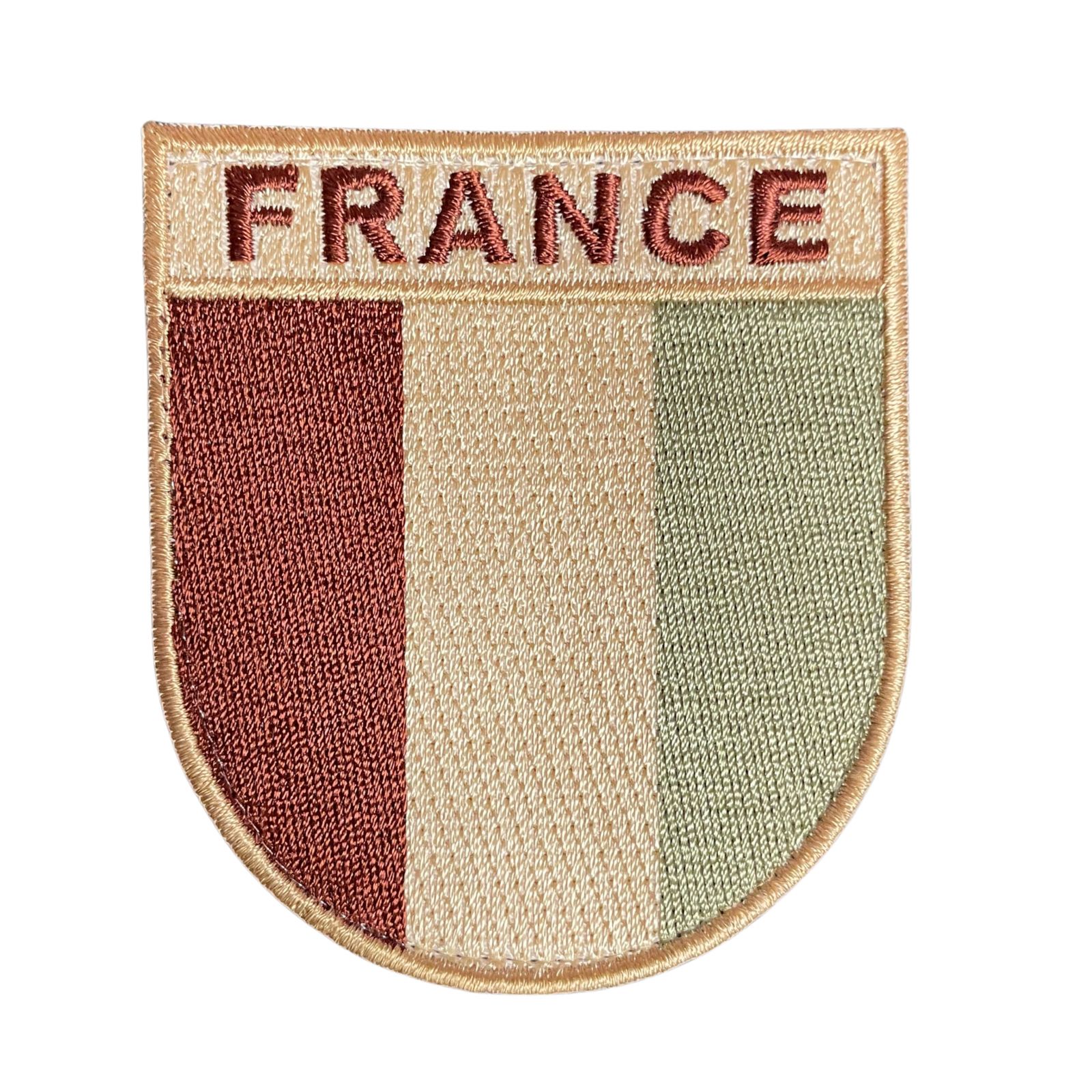 Francia nemzeti felvarró, csökkentett láthatóságú