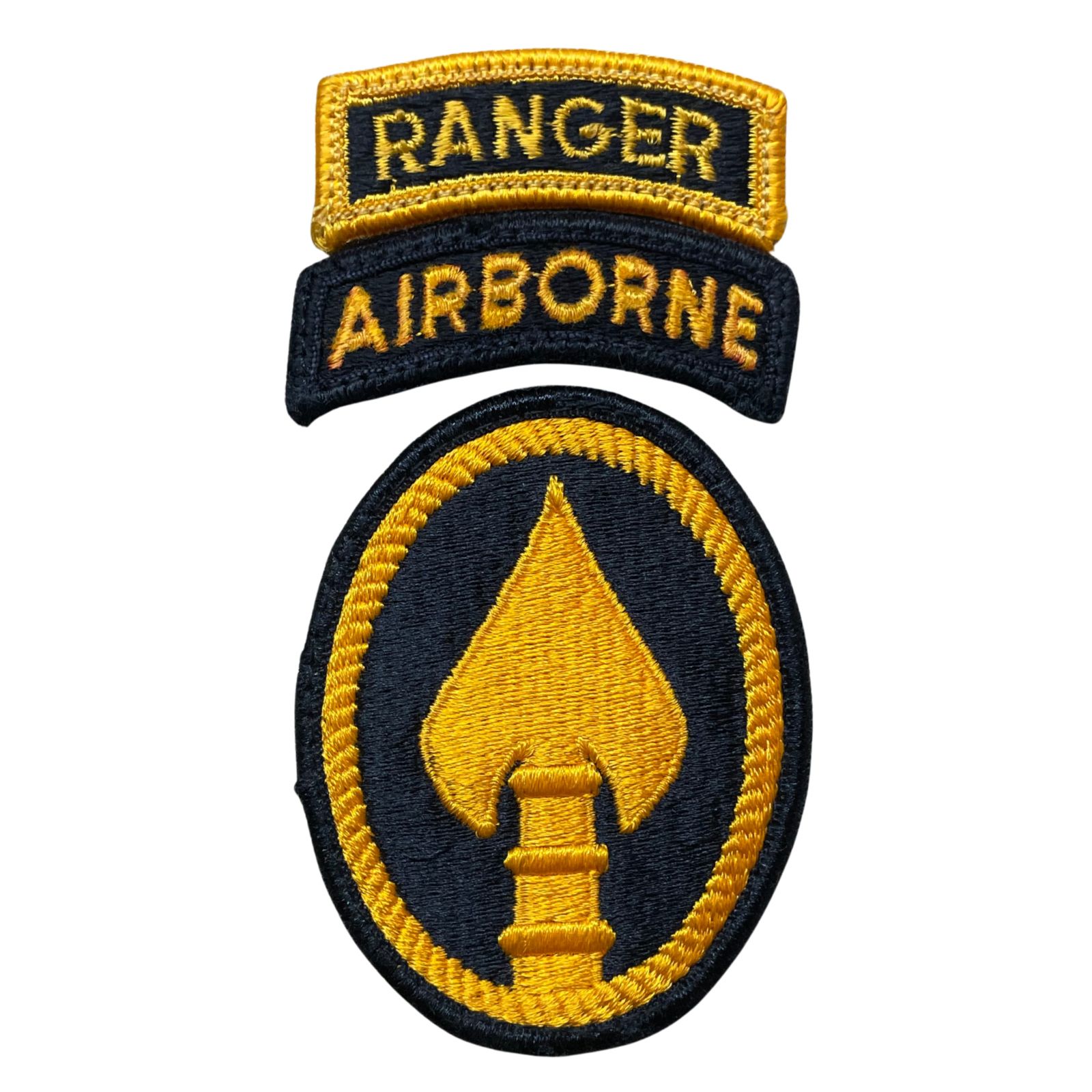 US Amerikai Különleges Műveleti Parancsnokság (USSOCOM) felvarró Ranger és Airborne tabekkel, eredeti
