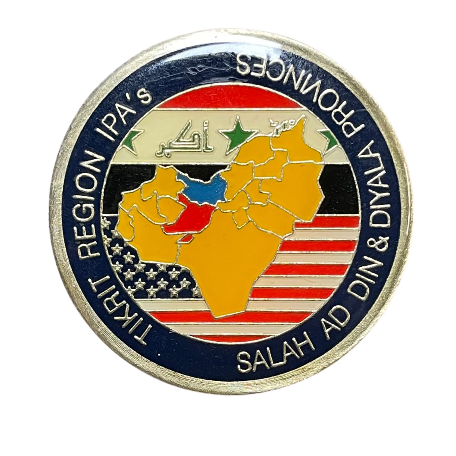 INL Iraq Challenge Coin – Tikrit Region, Salah ad Din & Diyala Provinces – International Narcotics and Law Enforcement
