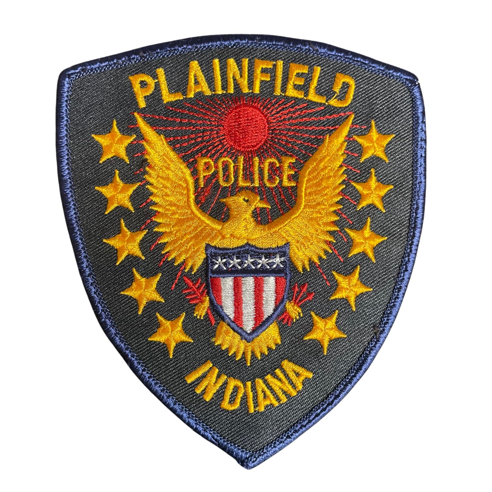 USA rendőr Plainfield Police, Indiana felvarró