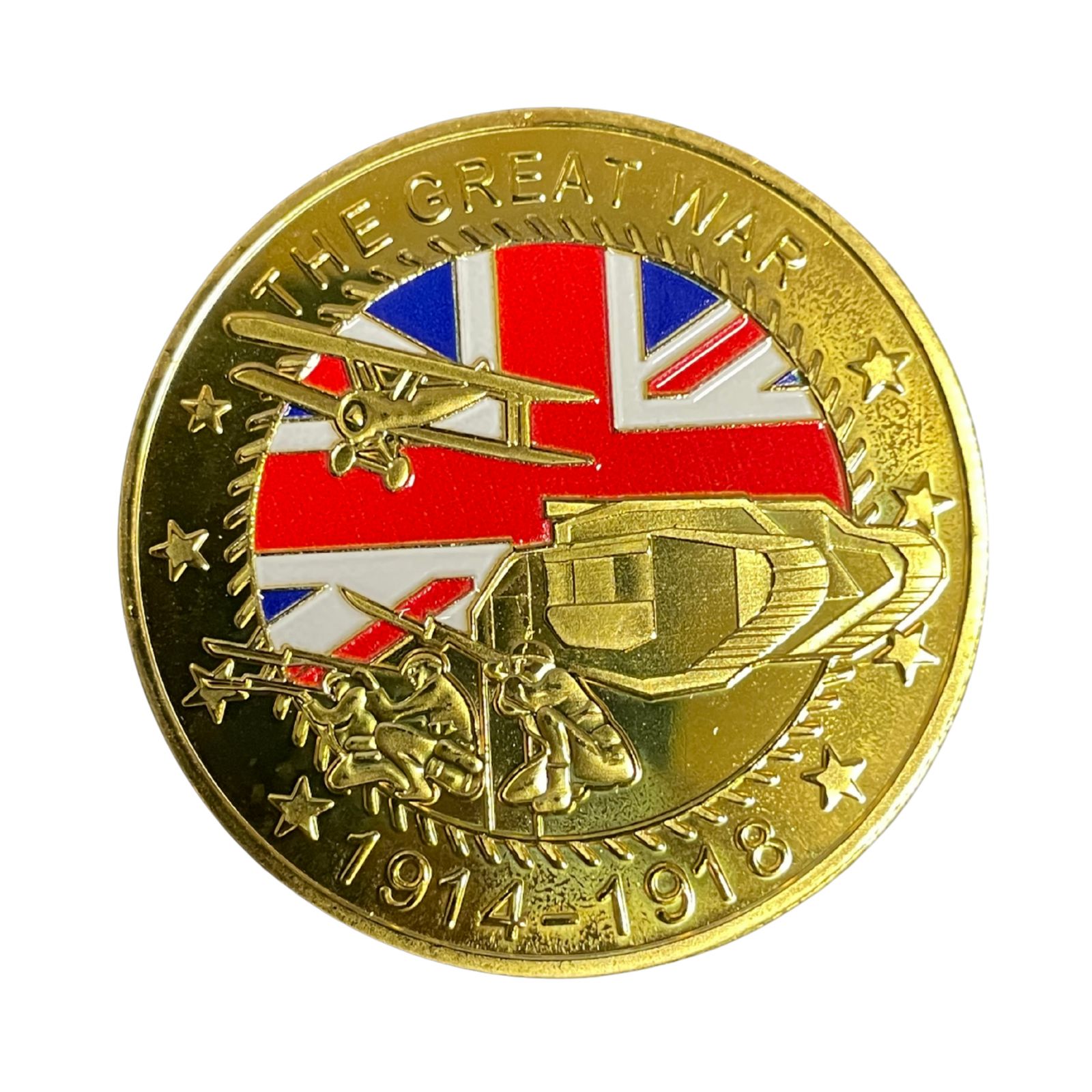 Angol első világháborús emlék coin