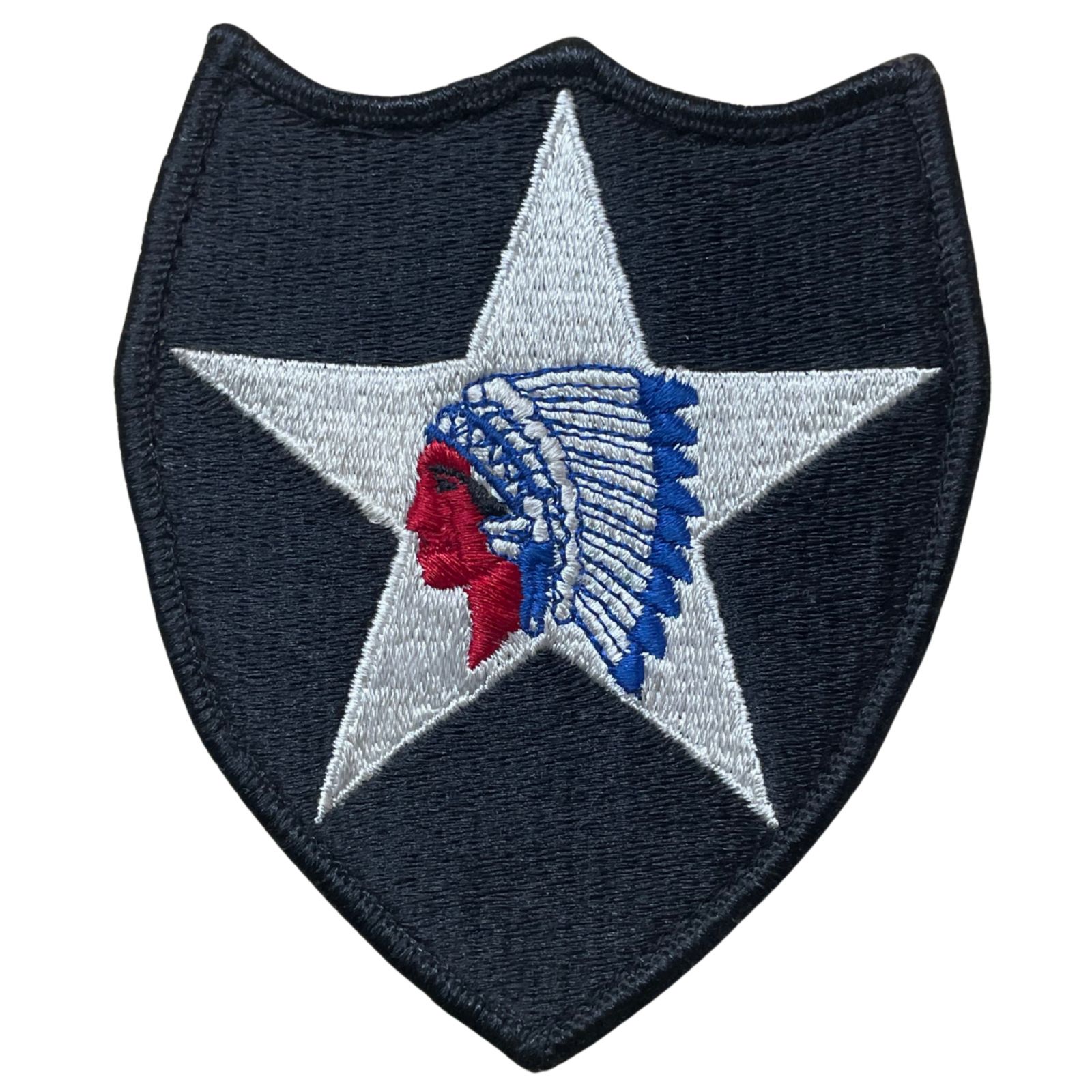 US Amerikai 2. Gyalogoshadosztály felvarró, eredeti