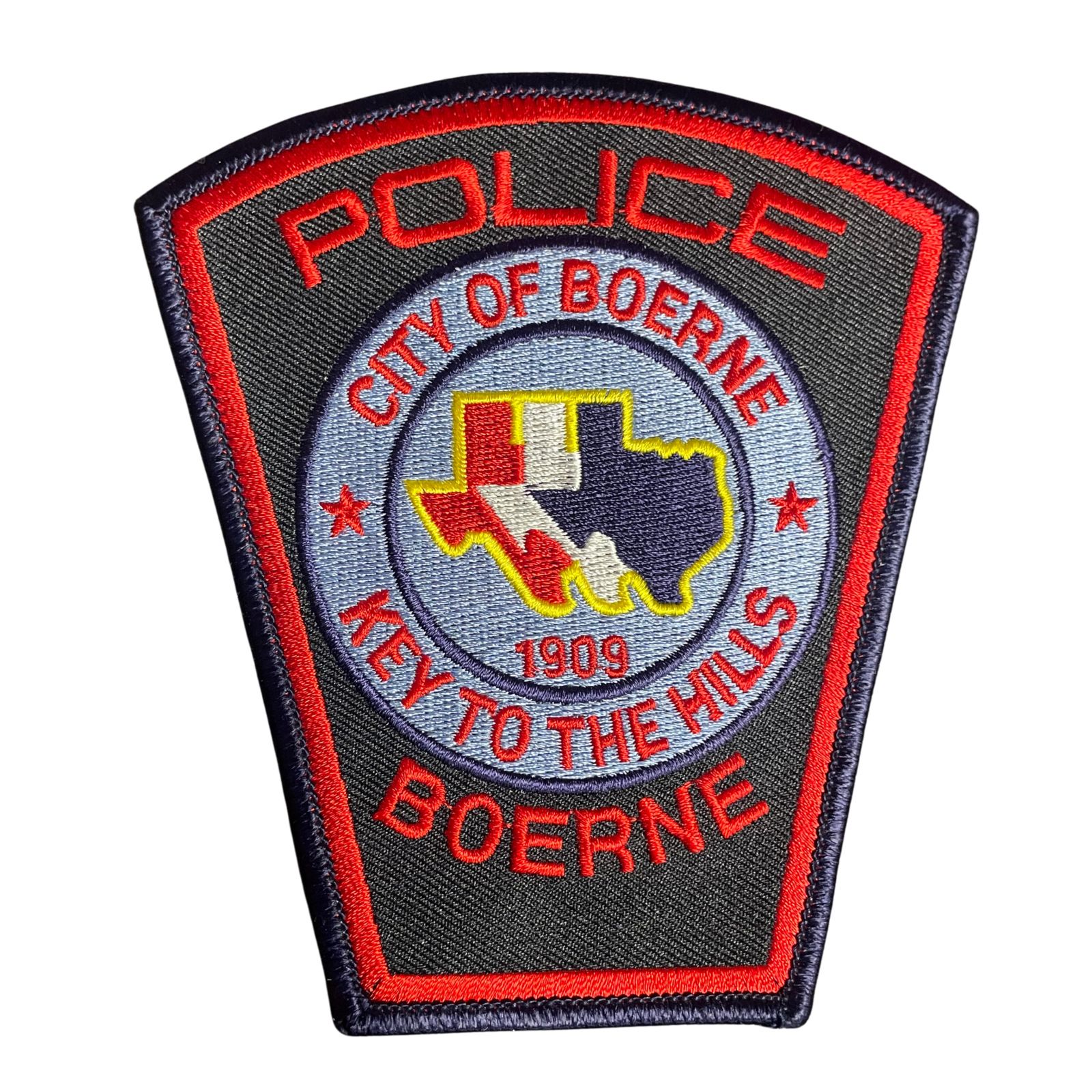 USA rendőr Boerne Police Department (Texas, USA) felvarró