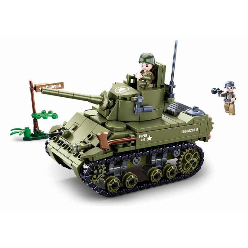 Sluban Építő Játék, M4 Sherman Közepes Harckocsi, M38-B0856