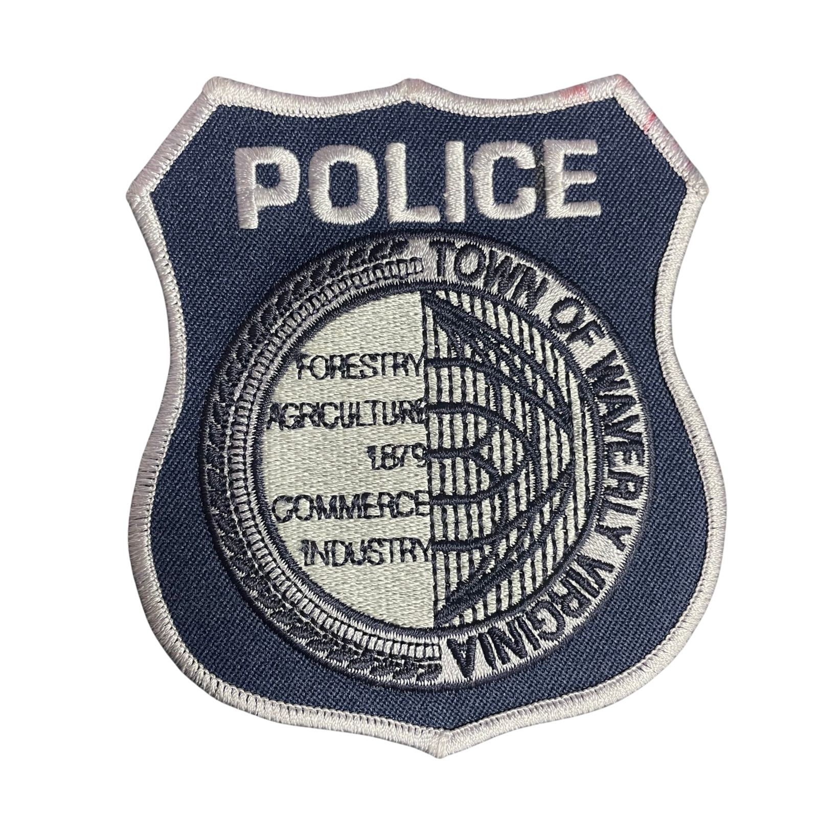 USA rendőr Town of Waverly Police (Virginia, USA) felvarró