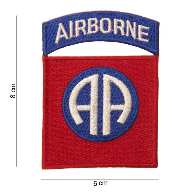82nd Airborne Division felvarró, színes