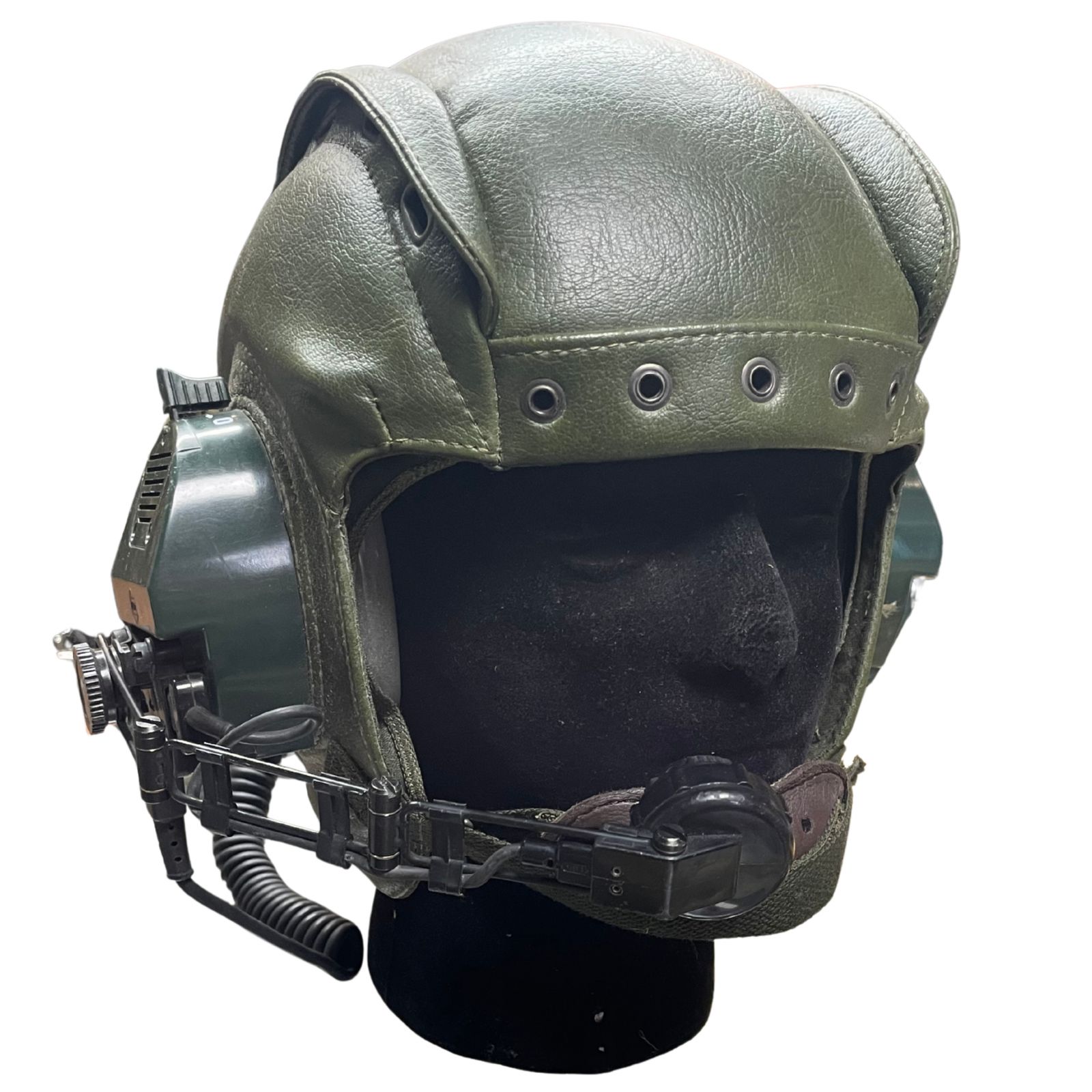 Francia M79 F1 harckocsizó védősisak, aktív hallásvédelemmel
