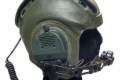 Francia M79 F1 harckocsizó védősisak, aktív hallásvédelemmel