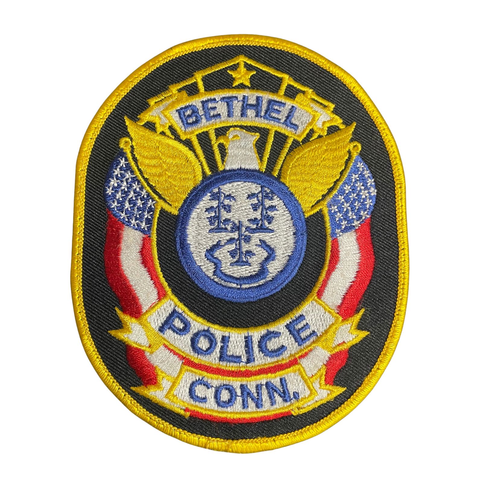 USA rendőr Bethel Police Department (Connecticut, USA) felvarró