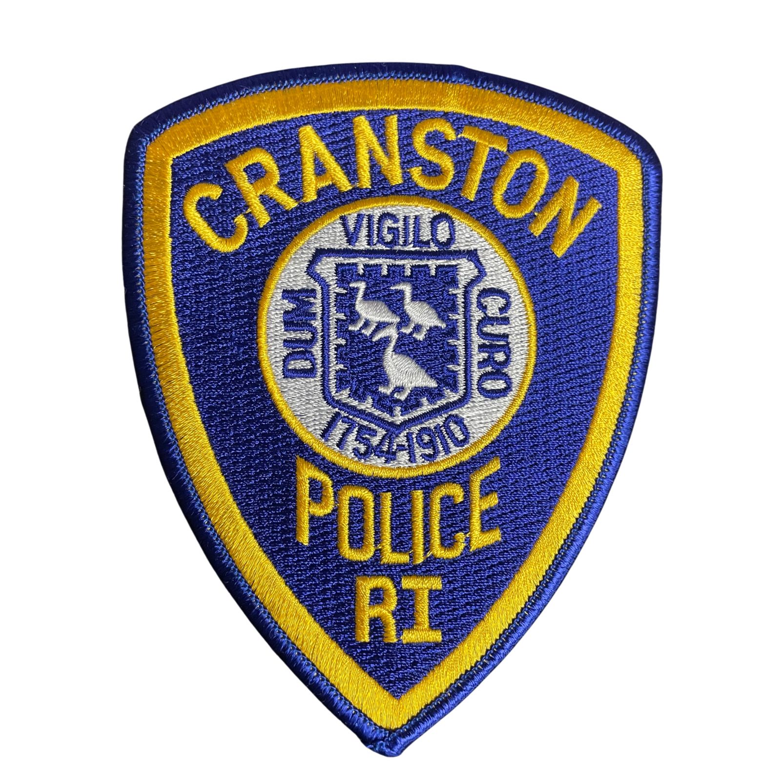 USA rendőr Cranston Police Department (Rhode Island, USA) felvarró