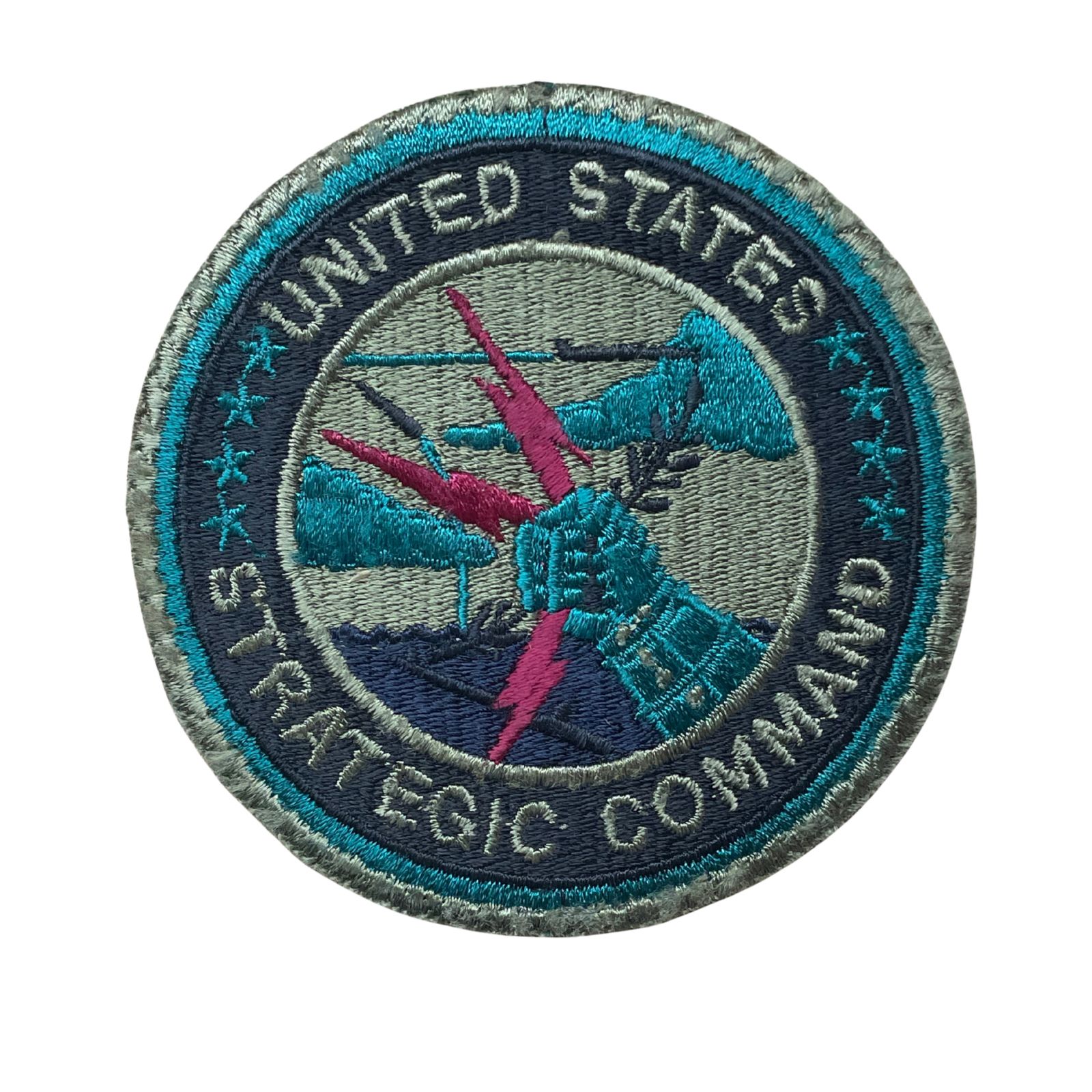 US Amerikai Stratégiai Parancsnoksága (USSTRATCOM) felvarró, eredeti