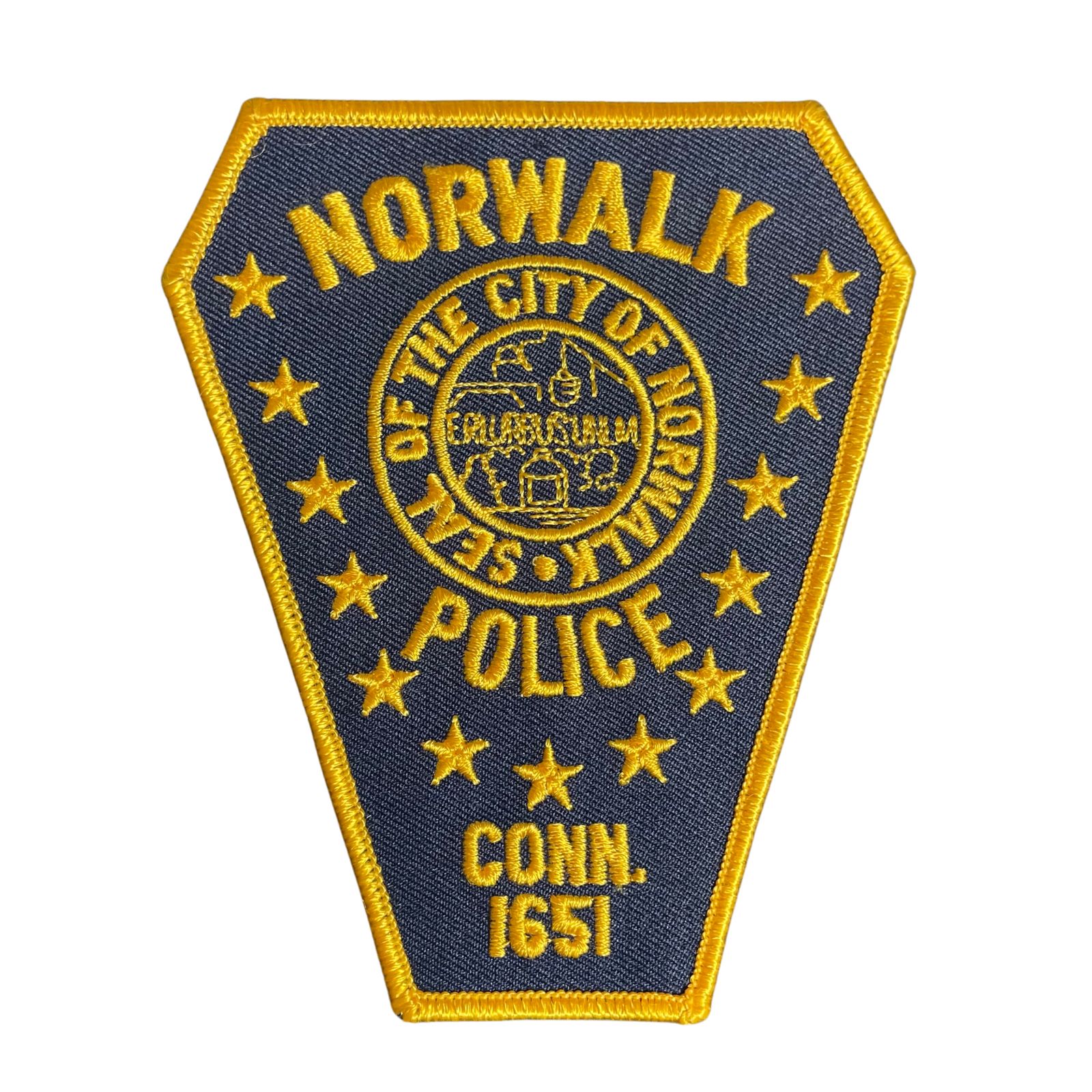 USA rendőr  Norwalk Police Department (Connecticut, USA) felvarró