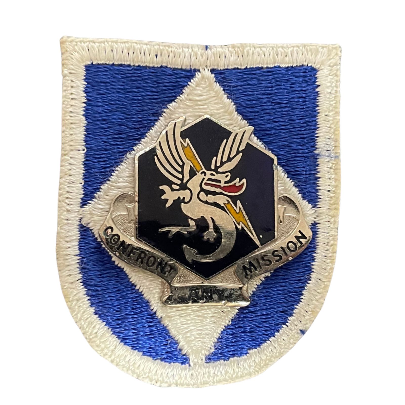 US Army amerikai 83rd Chemical Battalion barett felvarró (beret flash