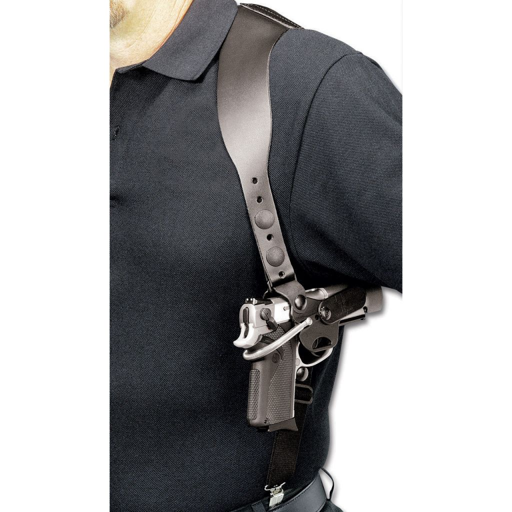 Safariland 1090 Gun Quick Shoulder Holster Medium and Large Frame Pistol Polymer Black, Hónaljtok