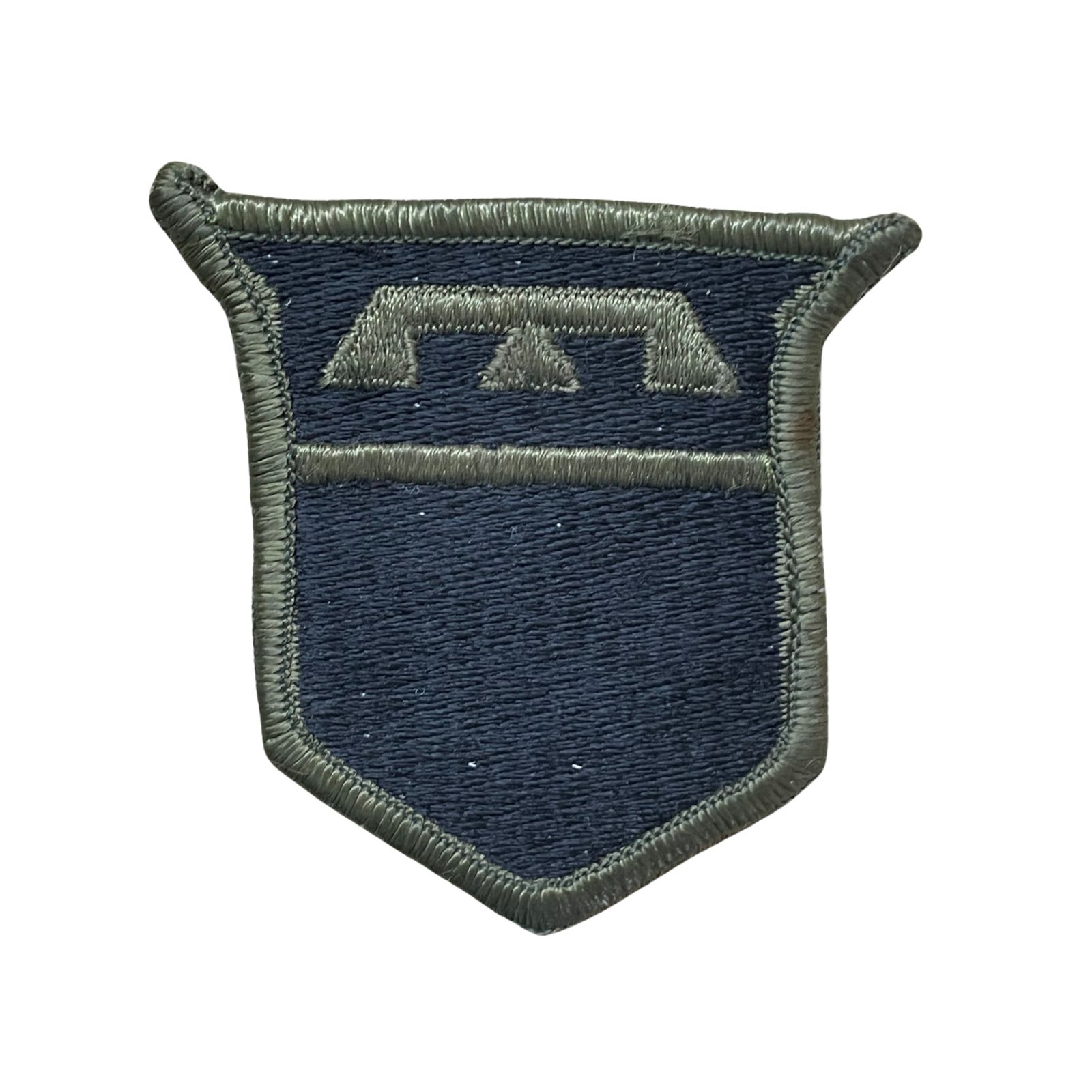 US Amerikai 67. Gyalogoshadosztály felvarró, eredeti csökkentett láthatóságú