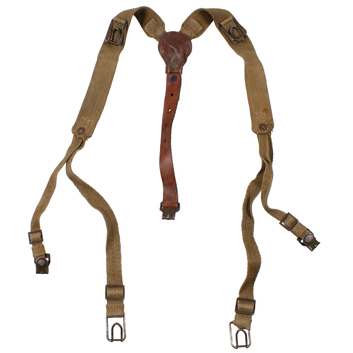 WW2 / Csehszlovák "Y-szíj" Málhaszíj – Használt