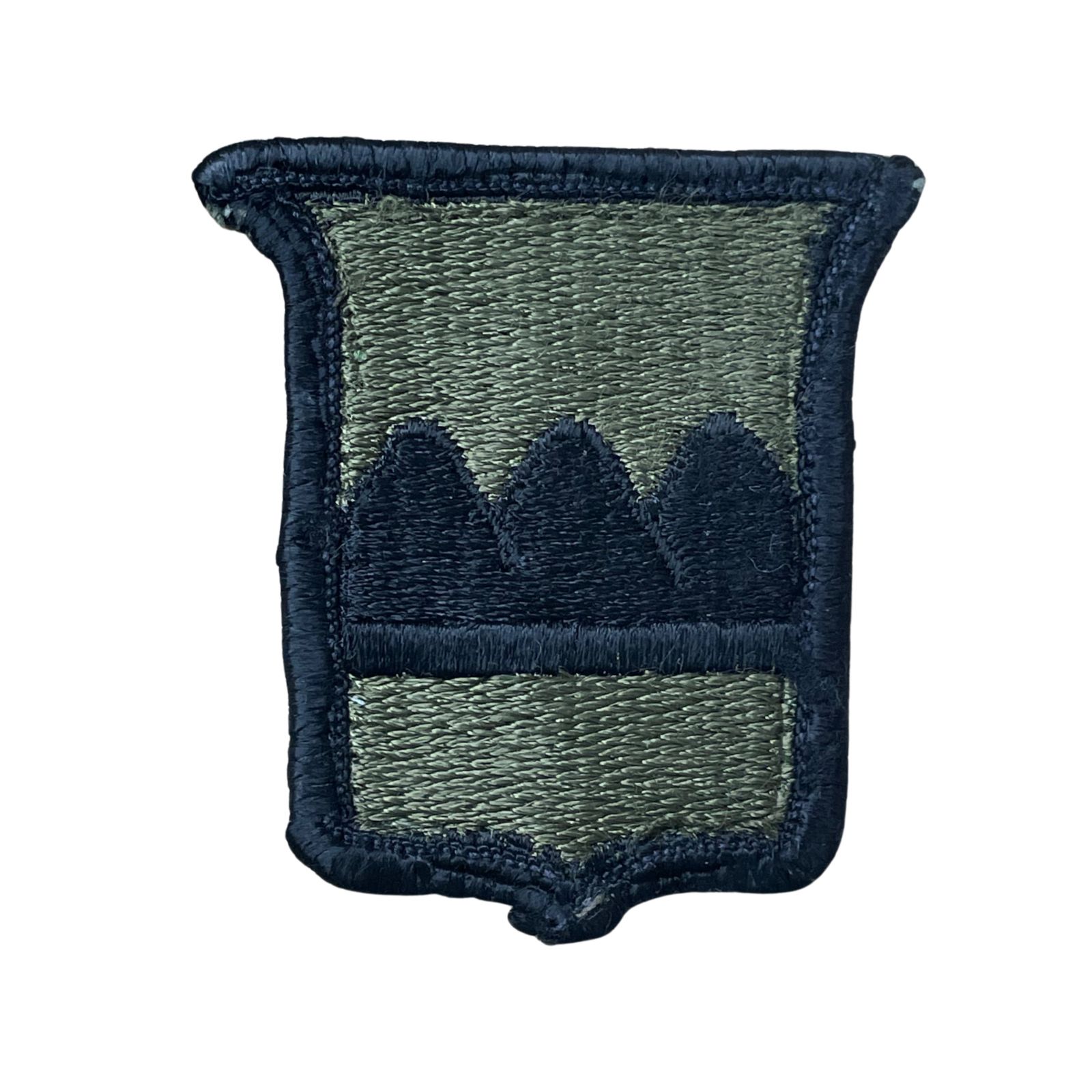 US Amerikai 80. Gyalogoshadosztály felvarró, eredeti csökkentett láthatóságú