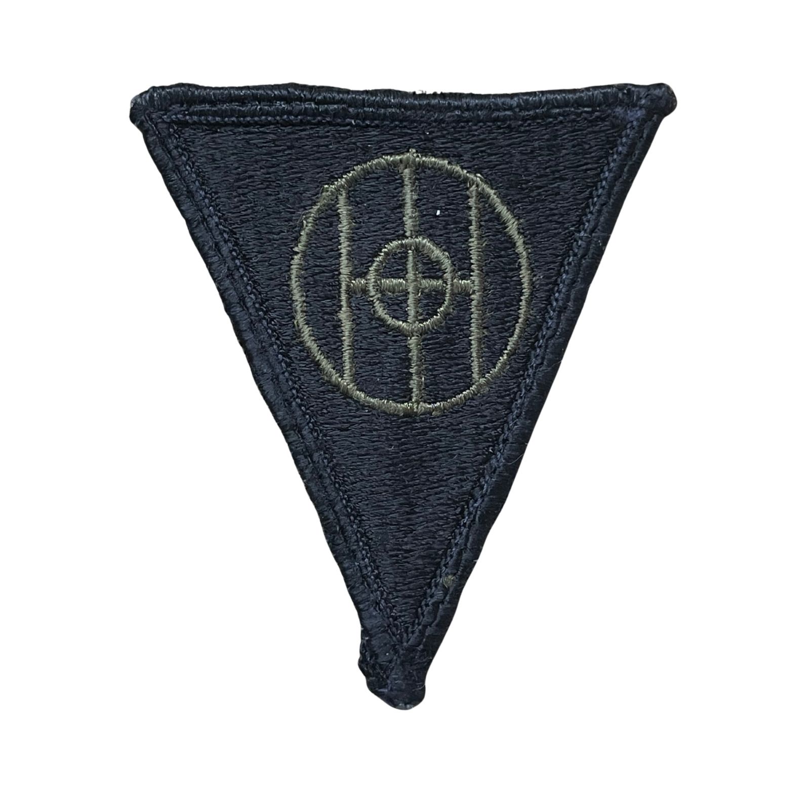 US Amerikai 83. Gyalogoshadosztály felvarró, eredeti csökkentett láthatóságú