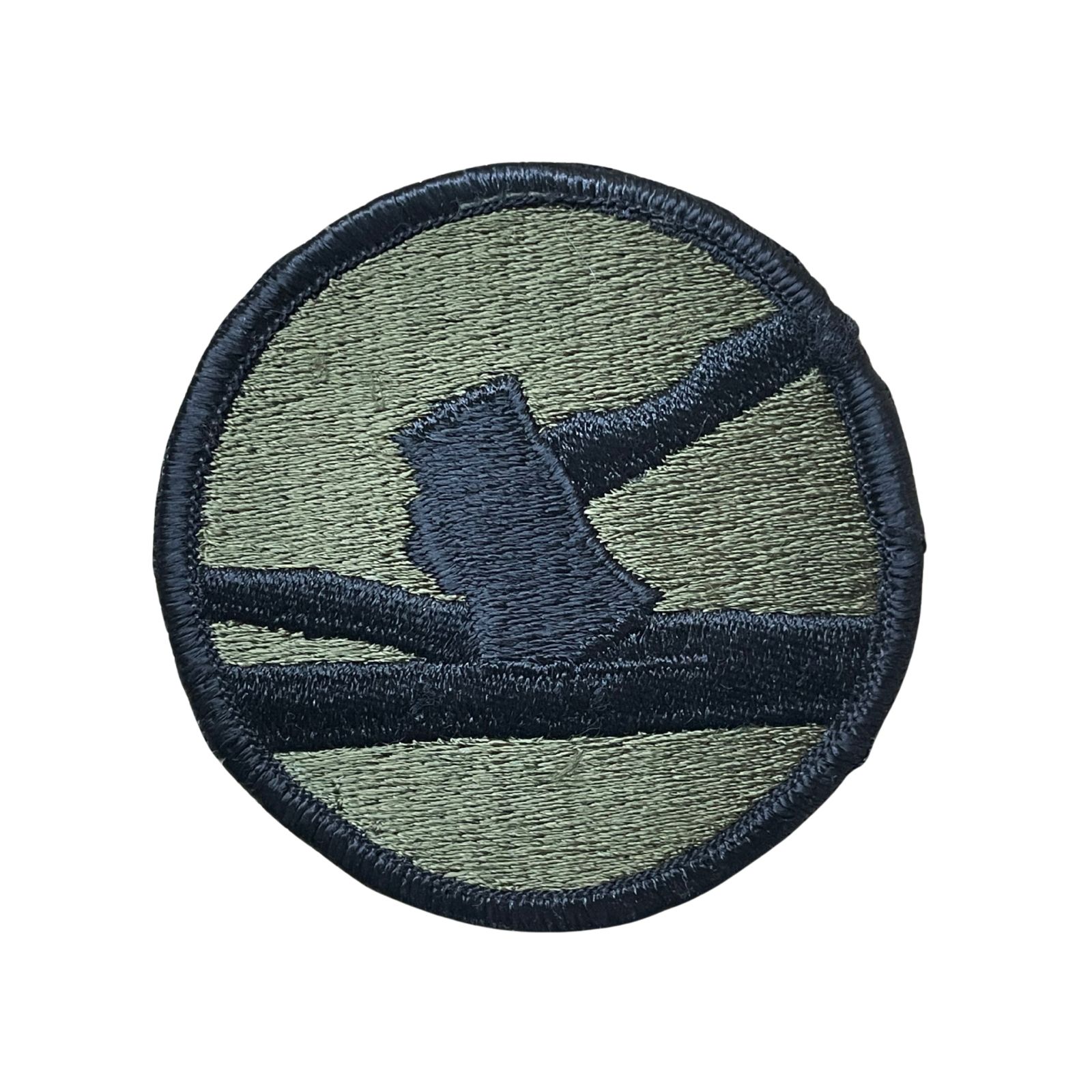 US Amerikai 84. Gyalogoshadosztály felvarró, eredeti csökkentett láthatóságú