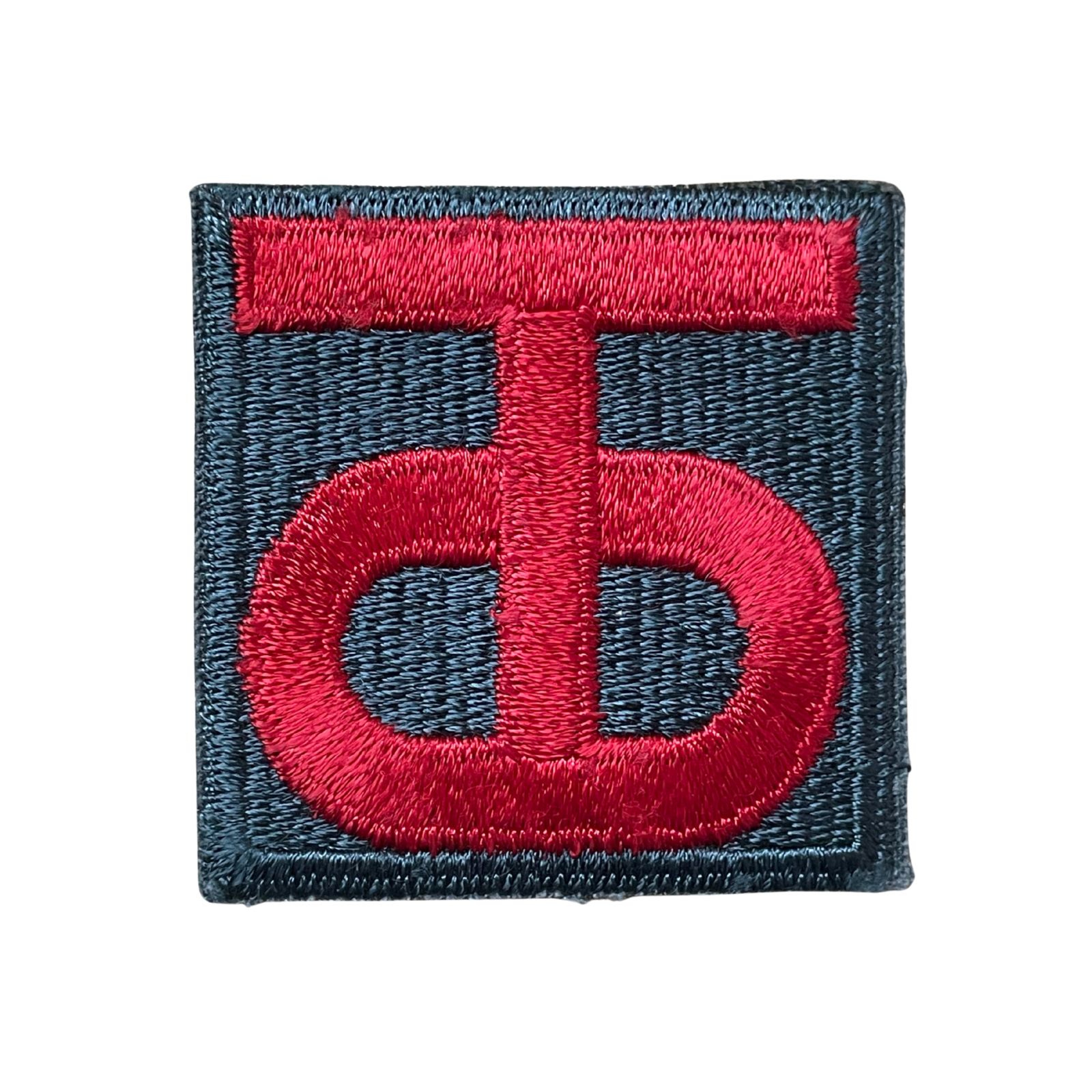 US Amerikai 90. Gyalogoshadosztály felvarró, eredeti