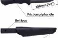 Morakniv Bushcraft Black – Szénacél Túlélőkés