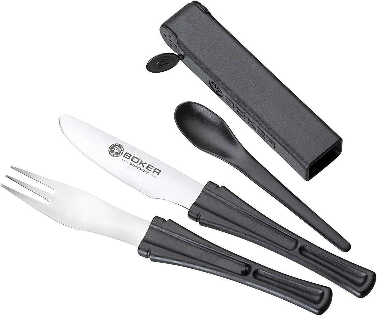 Böker Plus Snac Pac étkészlet, fekete