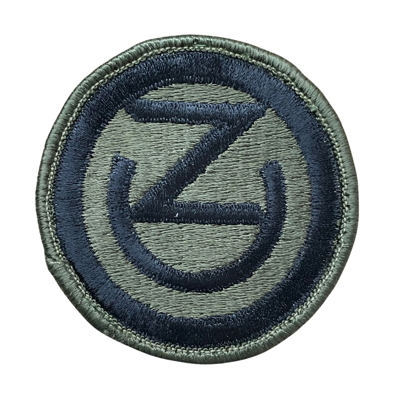 US Amerikai 102. Gyalogoshadosztály felvarró, eredeti csökkentett láthatóságú