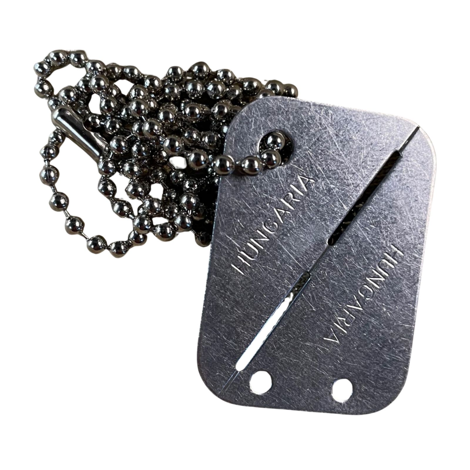 MN-MH Magyar Honvédségi 1978M Személyi Azonossági Jegy üresen, amerikai lánccal