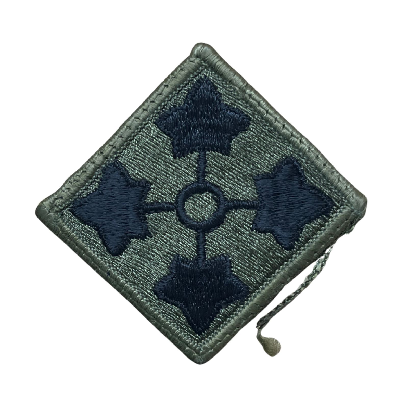 US Amerikai 4. Gyalogoshadosztály felvarró, eredeti csökkentett láthatóságú