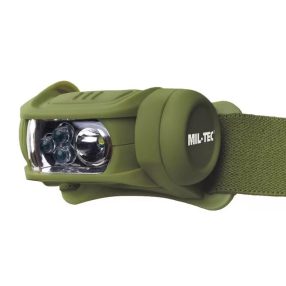 Mil-Tec / 4 LED-es Fejlámpa - Több Színben