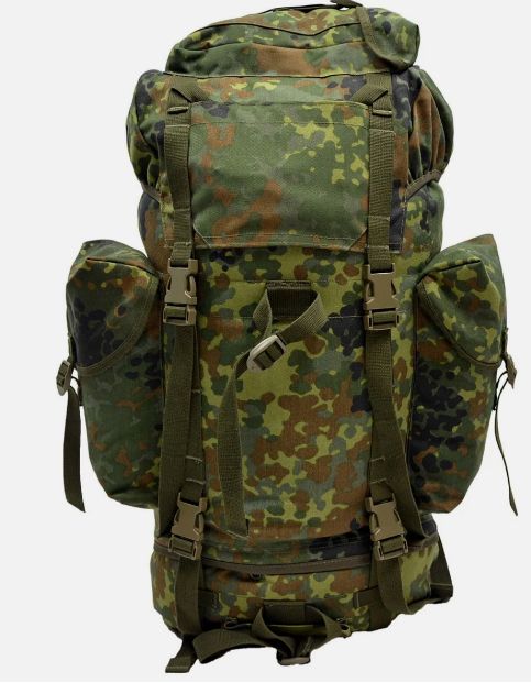 BW / 65L Lövész Hátizsák - Flecktarn