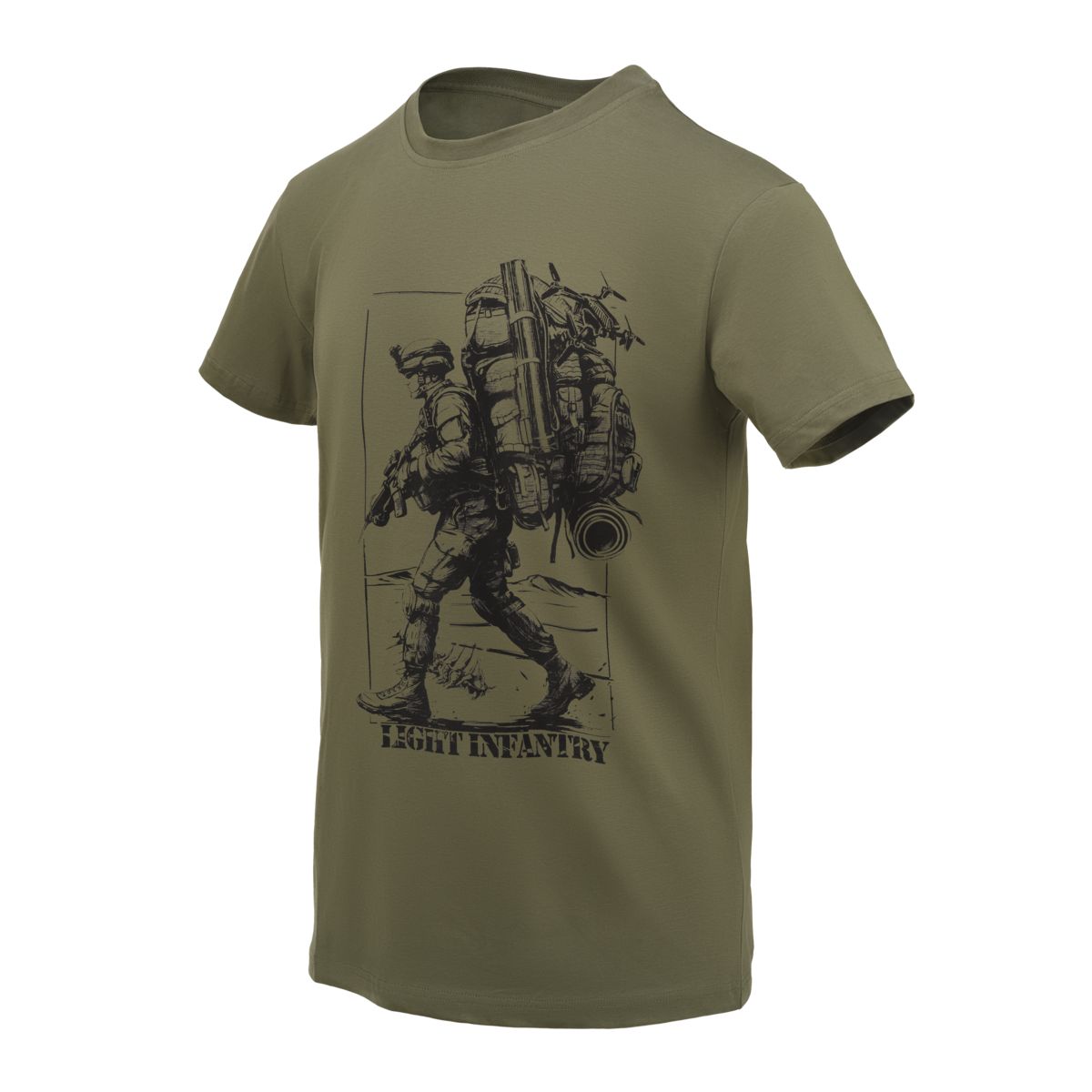 Helikon-Tex / T-shirt (Light Infantry) - Olive Green