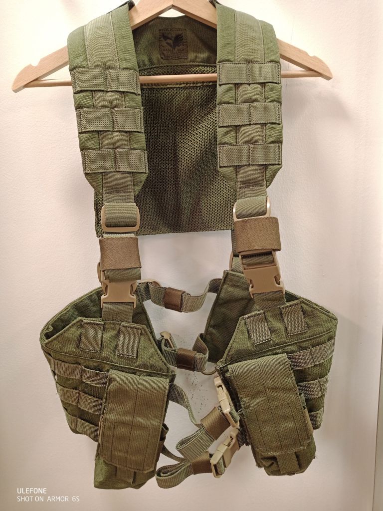 Eagle Ind. DFLCS H-harness, MOLLE Olívzöld
